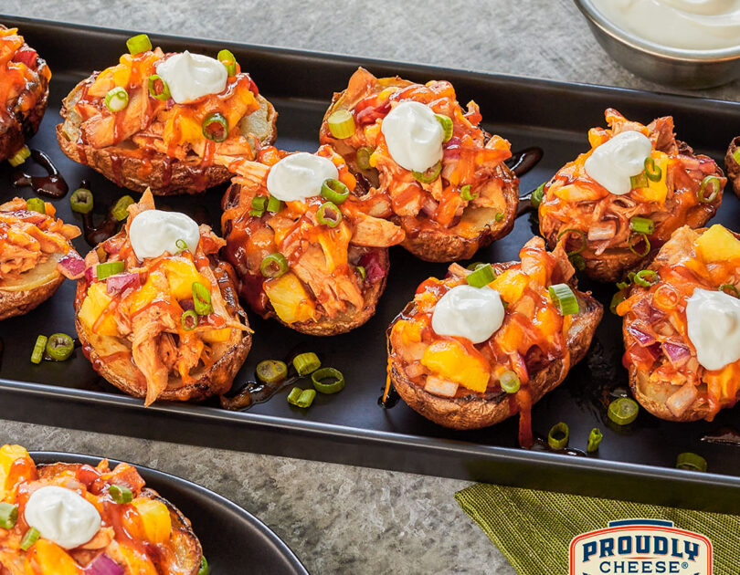 Barbecue Chicken Potato Skins
