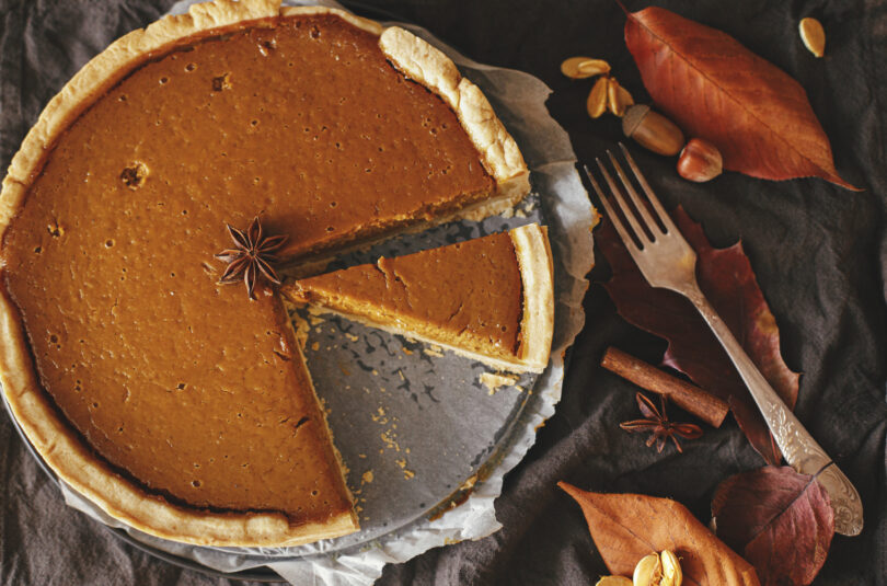 9 Inch Vegan Pumpkin Pie (Serves 6-8)