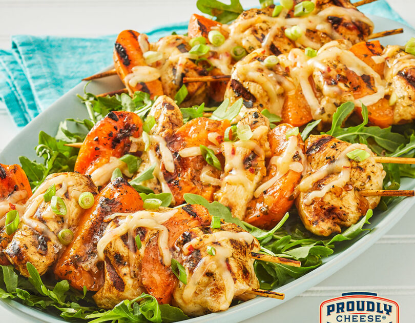 Citrus-Glazed Chicken and Apricot Kabobs