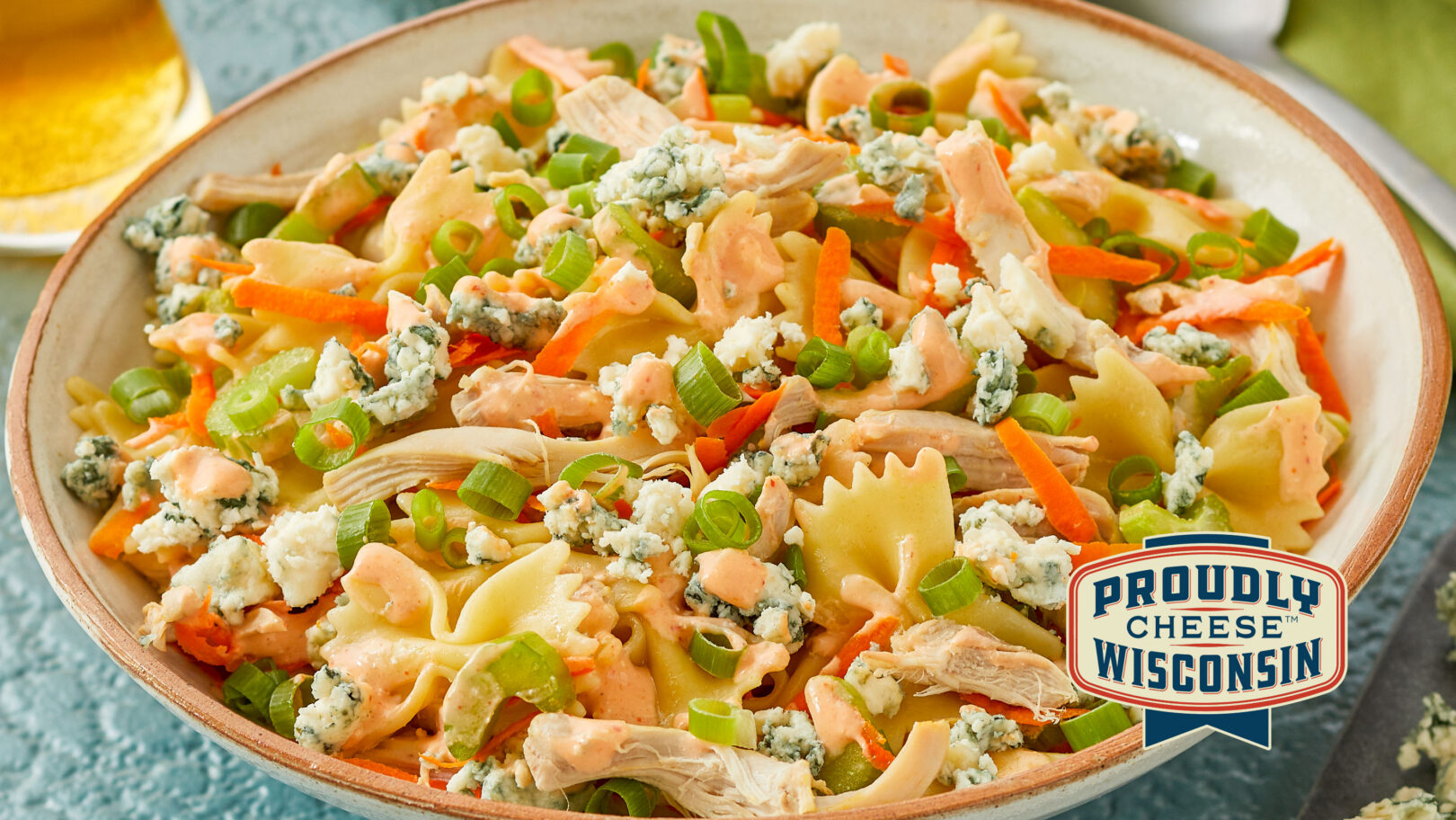 Buffalo Chicken Pasta Salad