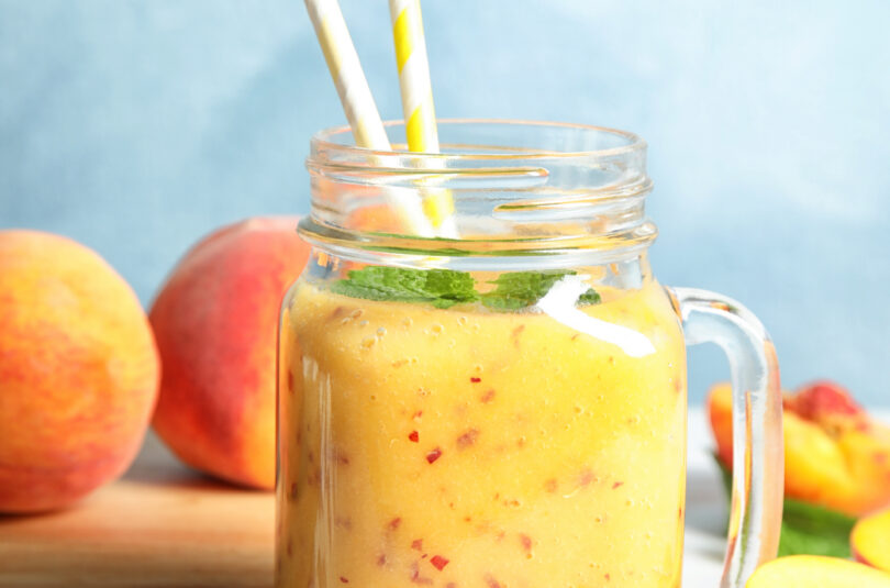 Peach, Mango & Banana Frozen Smoothie